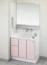 タカラ/洗面化粧台/ファミーユ/間口900mm/扉(引出し)タイプ/くもり止め/ピュアピンク/大型ミラー[SEM-90YE][S-YARヌ090HXA(YSP)ル-2・KXS37G-T]