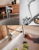 SANEI  SUTTO/シングルワンホール洗面混合栓/節水水栓  [K4731NJV]