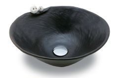 NITTO CERA  信楽焼手洗鉢/SGシリーズ/黒化粧/ねこ/ふくろう　[SG-215、SG-216]