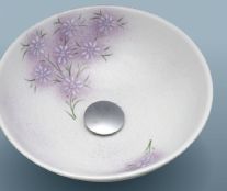 NITTO CERA 耕窯手洗鉢/KOシリーズ/フローライト/φ320/友禅　[KO-61] 