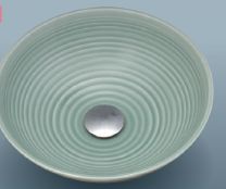 NITTO CERA 耕窯手洗鉢/KOシリーズ/φ320/青磁/六兵　[KO-47] 