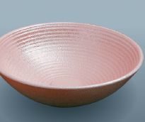 NITTO CERA/耕窯手洗鉢/KOシリーズ/φ320/φ280/ピンクラスター[KO-89(φ320),K-91(φ280)] 