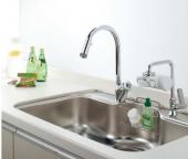 カクダイ/シングルレバー混合栓(シャワ-つき)/[117-120]