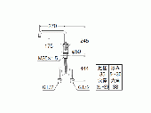 SANEI  cye/シングルワンホール混合栓/キッチン用/節水水栓 [K87410JV-13/K87410JV-MDP-13/K87410JV-NCU-13]