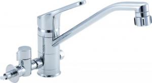 LIXIL/キッチン用水栓金具/クロマーレ/ワンホールタイプ/キッチンシャワー付混合水栓/分岐形/一般地[SF-HB442SYXBV]