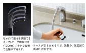 LIXIL(INAX)/ 洗髪・洗面用水栓金具/洗髪タイプ/ホース引出式・サーモスタット付洗髪シャワー混合水栓/FWP洗髪タイプ/逆止弁/一般地[SF-815T]