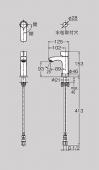CERA 立水栓/METRIS E²(HANSGROHE メトリス E2)シリーズ/クロムシリーズ[HG31166]
