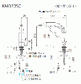 KVK/ビルトイン式/浄水器付/シングルレバー/混合水栓[ KM323SC]