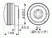 TOTO/ ハイクオリティ照明(丸形)/EL90001GR用グローブ[ELH901N]