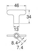 SANEI /水栓・蛇口/共用水栓カギ[PR32]